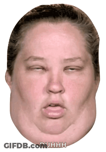 Woman Saying Duhhh GIF