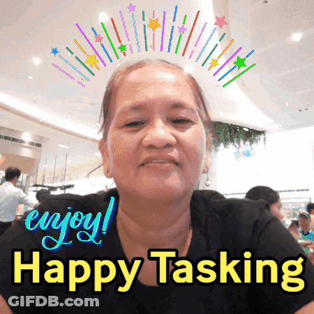 Woman Saying Enjoy Happy Tasking GIF