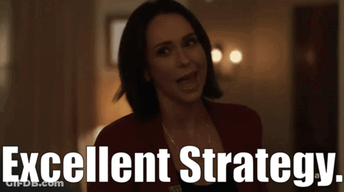 Woman Saying Excellent Strategy GIF