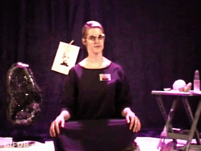 Woman Saying Good Luck GIF