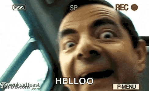 Woman Saying Hi Hello It's Me With Red Heart GIF