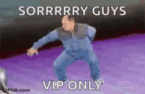 Woman Saying High-End VIP Exclusive In Crowd GIF
