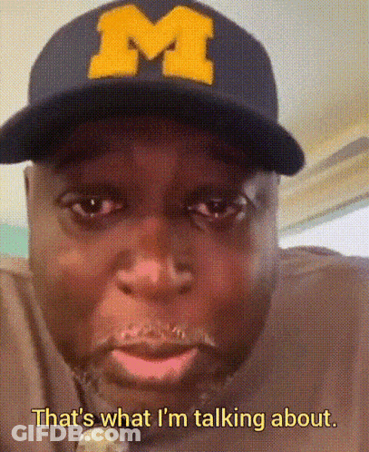 Woman Saying Ho-Zah-Nah To Man GIF