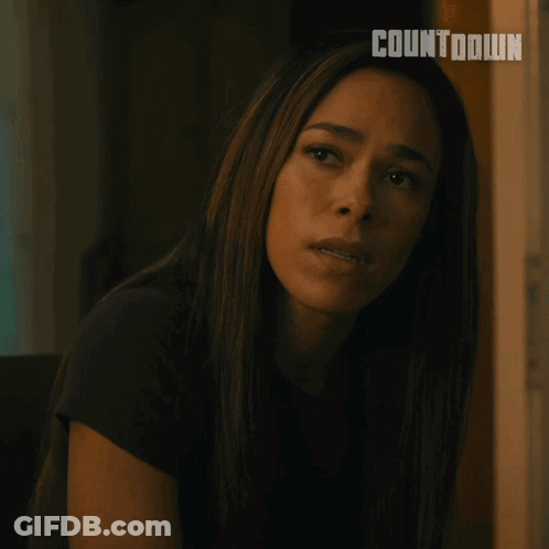 Woman Saying How Long Countdown GIF