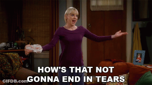 Woman Saying How's That Not Gonna End In Tears GIF