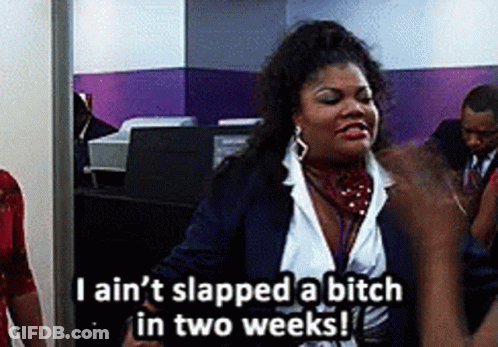 Woman Saying I Ain't Slapped A Bitch GIF