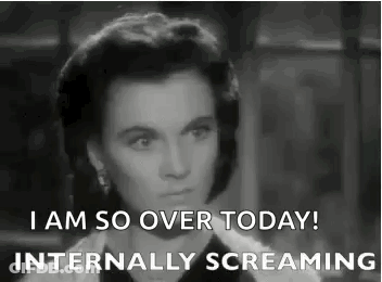 Woman Saying I Am Over Today GIF