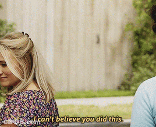 Woman Saying I Can't Believe You Did This GIF