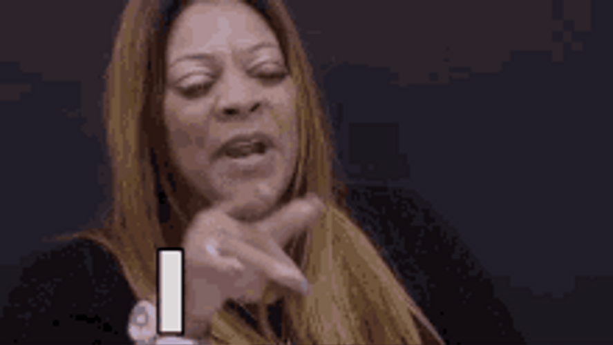 Woman Saying I Check Them GIF