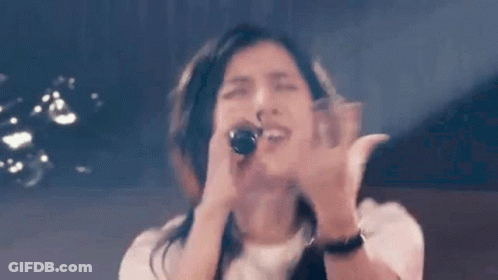Woman Saying I Don't Want To Be Left Alone GIF