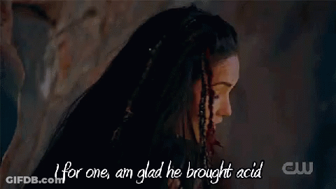 Woman Saying I For One Am Glad He Brought Acid GIF