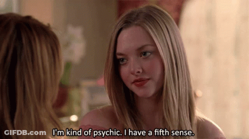 Woman Saying I Have Fifth Sense GIF