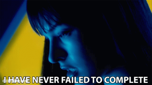Woman Saying I Have Never Failed To Complete GIF