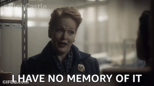 Woman Saying I Have No Memory Of It GIF