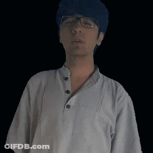 Woman Saying I Love You In Front Of Painting GIF