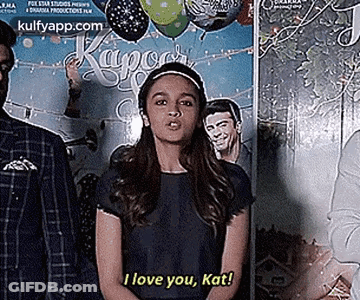 Woman Saying I Love You Kat GIF