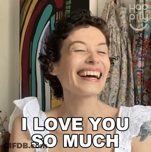 Woman Saying I Love You GIF