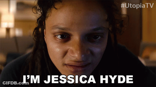 Woman Saying I'm Jessica Hyde GIF