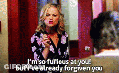 Woman Saying I'm So Furious At You But I've Already Forgiven You GIF