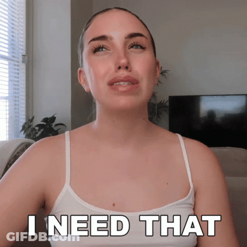 Woman Saying I Need It GIF