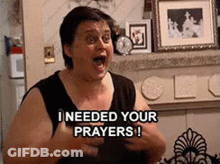 Woman Saying I Needed Your Prayers GIF