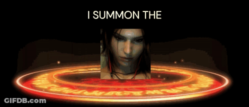 Woman Saying I Summon The GIF