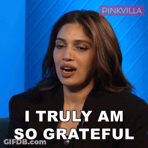 Woman Saying I Truly Am So Grateful GIF