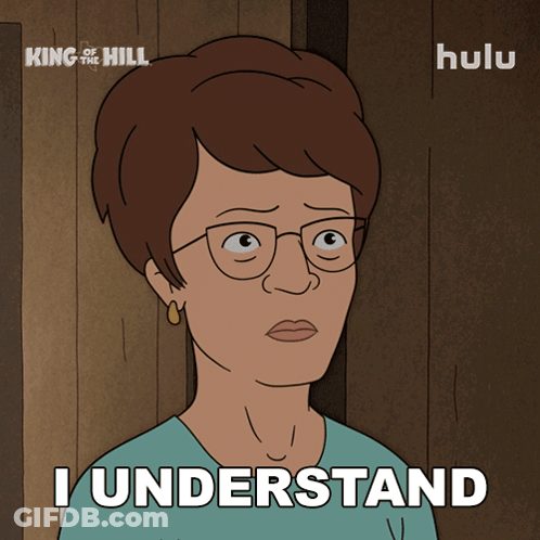 Woman Saying I Understand GIF