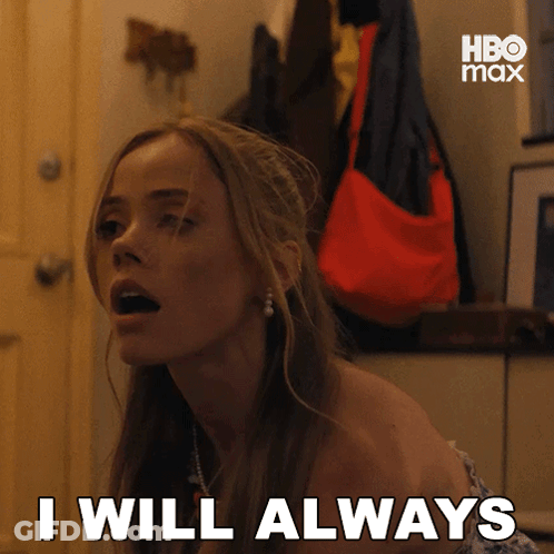 Woman Saying I Will Always HBO Max Logo GIF