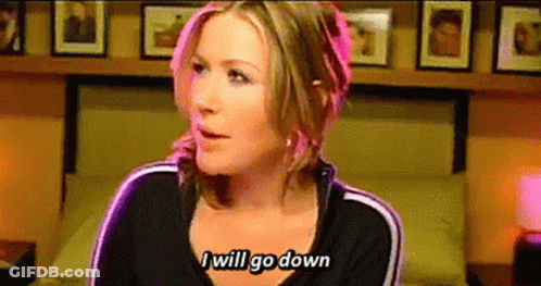 Woman Saying I Will Go Down At Bed GIF