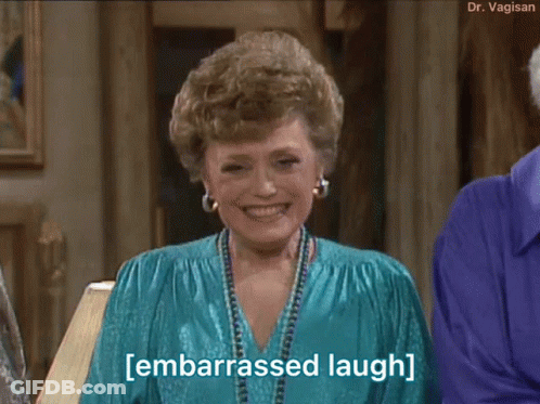Woman Saying I Wish I Was Dead To Group GIF