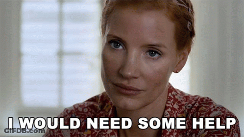 Woman Saying I Would Need Some Help GIF