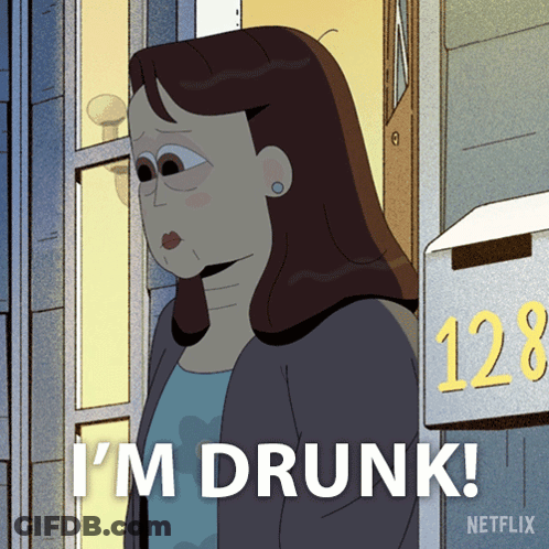 Woman Saying Im Drunk GIF
