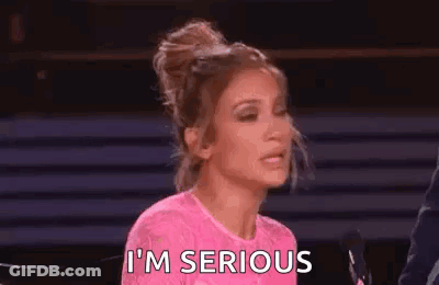 Woman Saying Im Not Joking GIF