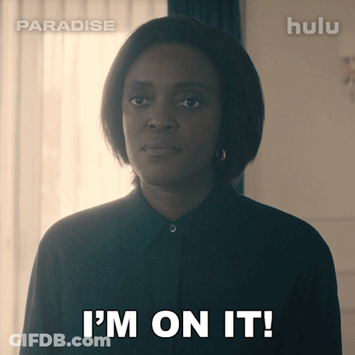 Woman Saying Im On It In Hulu Ad GIF