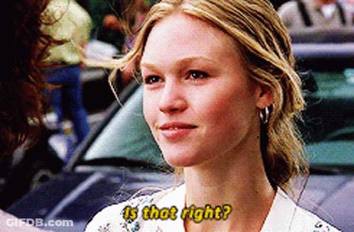 Woman Saying Is That Right GIF