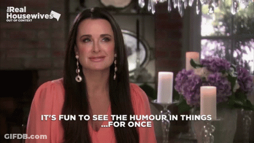 Woman Saying It's Fun To See Humor GIF