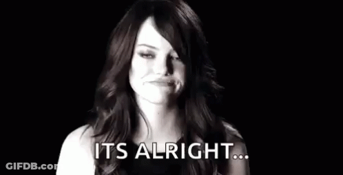 Woman Saying Its Alright GIF