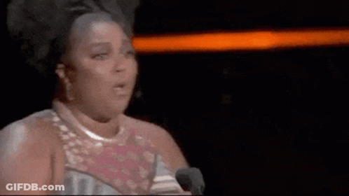 Woman Saying Let's Go In Dark Room GIF