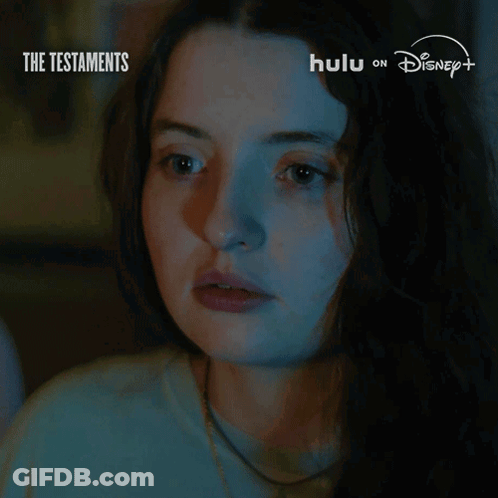 Woman Saying Let's Run Away Disney Ad GIF