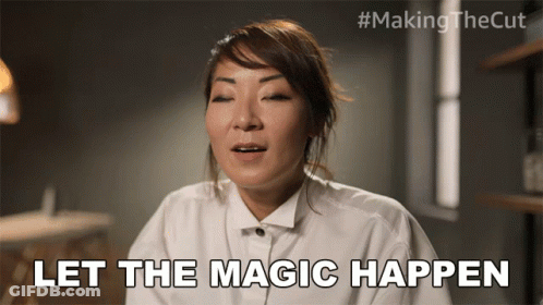 Woman Saying Let The Magic Happen GIF