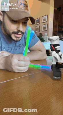 Woman Saying May The Force Be With Us GIF