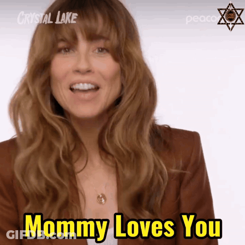 Woman Saying Mommy Loves You GIF