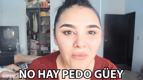Woman Saying No Hay Pedo Guiey GIF