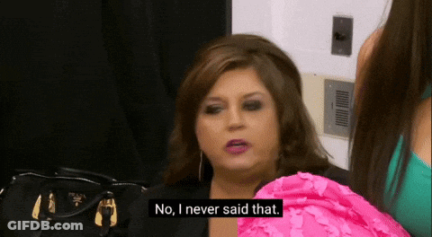 Woman Saying No I Never Said That With Prada Bag GIF