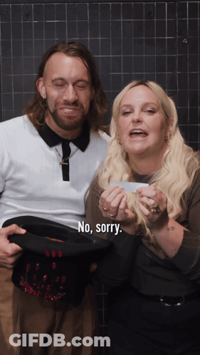 Woman Saying No Sorry GIF