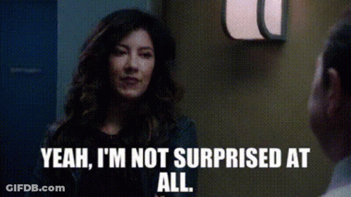 Woman Saying Not Surprised GIF