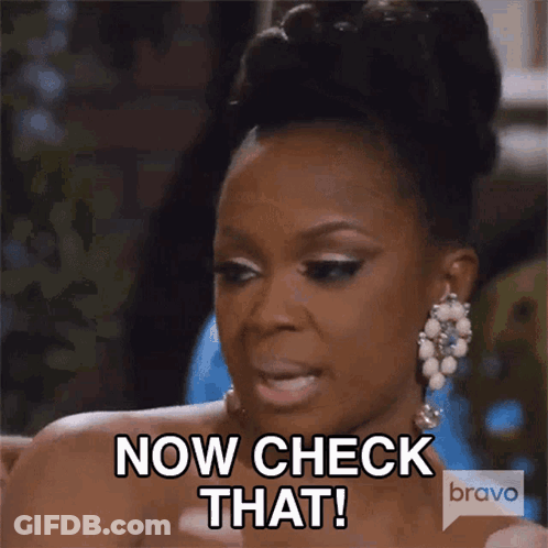 Woman Saying Now Check That In Dress And Earrings GIF