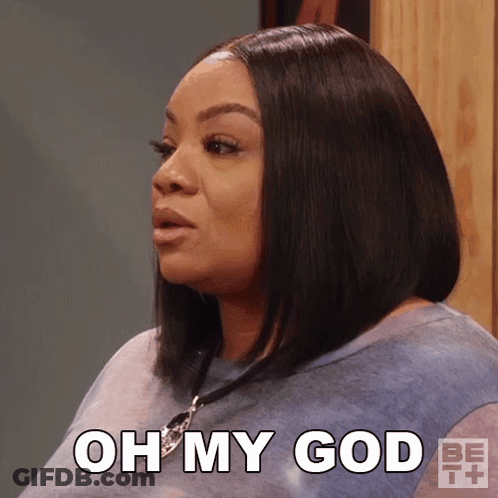 Woman Saying Oh My God GIF