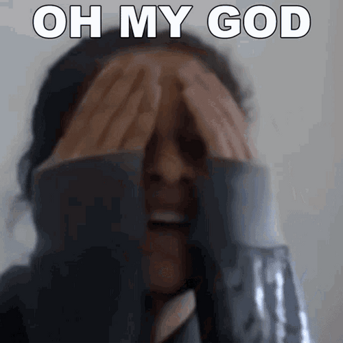 Woman Saying Oh My God GIF